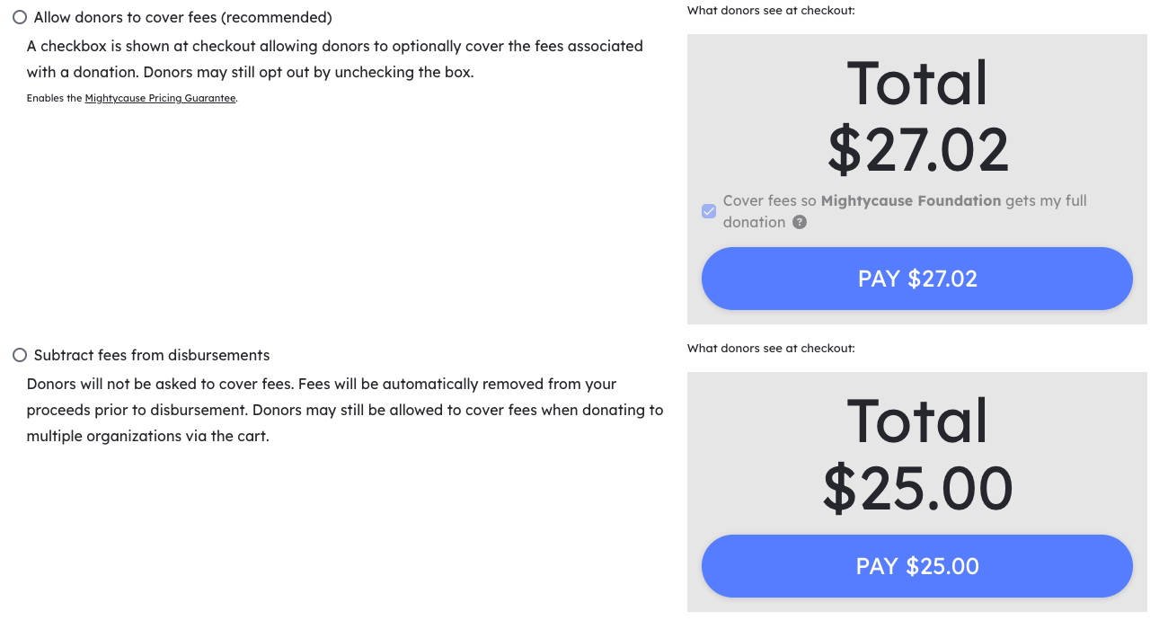  Fees and Pricing