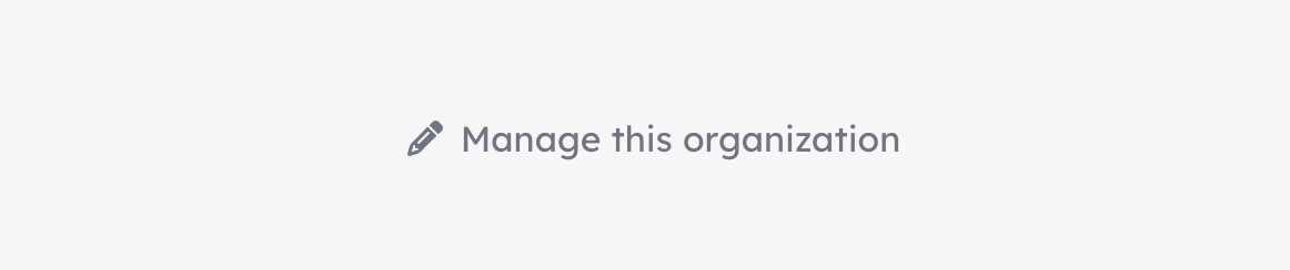 Manage this Organization button.png