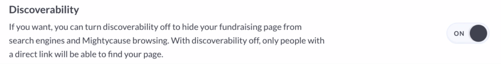 turn_off_discoverability_-fundraising_page.gif
